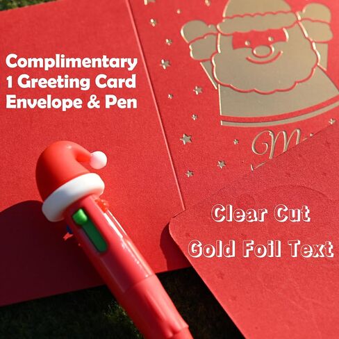 Christmas Money Holders for Cash with Greeting Card, Envelope & Pen, 2025 NEW Gift Card Holder with 10 Slots DIY Surprise Christmas Gifts Card Cash Gift Holders Xmas Party Supplies Set of 1 in Saudi Arabia