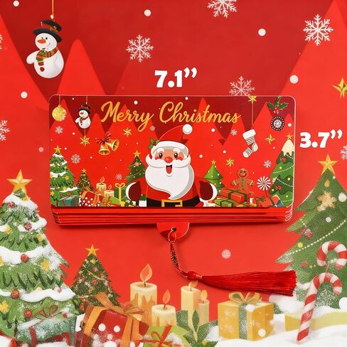 Christmas Money Holders for Cash with Greeting Card, Envelope & Pen, 2025 NEW Gift Card Holder with 10 Slots DIY Surprise Christmas Gifts Card Cash Gift Holders Xmas Party Supplies Set of 1 in Saudi Arabia