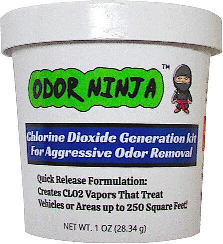 Chlorine Dioxide Generation Kit for Aggressive Odor Removal in Spaces up to 250 Square Feet (23.2 Meters) in Saudi Arabia