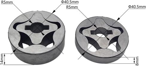 لـ ZS177MM ZS194MQ-2 دوار مضخة محرك الدراجة النارية لـ ZONGSHEN NC250 NC450 لـ MOTOLAND لـ AVANTIS GR7 GR8 BRZ لـ KAYO لـ ZUUMAV لـ BSE (مجموعة واحدة) in Kuwait