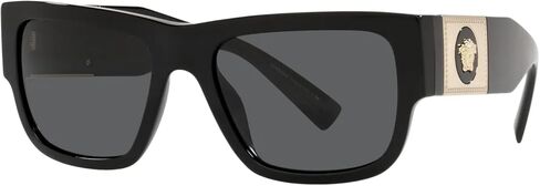 Versace VE 4406 521773 Havana Plastic Rectangle Sunglasses Brown Lens in Saudi Arabia