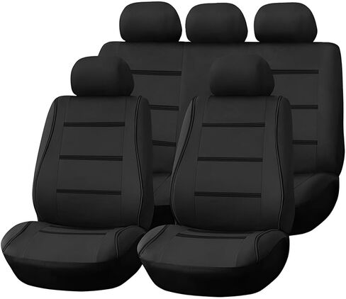Car Front Seat Covers Only, Waterproof Anti Slip Vehicles Low Back Piping Seat Protectors, Breathable Auto Interior Chair Protection Accessories, Universal for SUV, Truck, RV (Blue) in Saudi Arabia