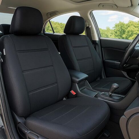Car Front Seat Covers Only, Waterproof Anti Slip Vehicles Low Back Piping Seat Protectors, Breathable Auto Interior Chair Protection Accessories, Universal for SUV, Truck, RV (Blue) in Saudi Arabia