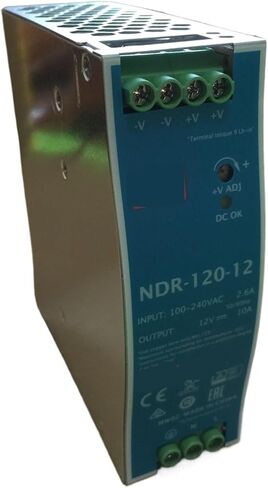 1 قطعة NDR-120-12 12 فولت 10A 120 واط إخراج واحد الصناعية DIN السكك الحديدية تحويل التيار الكهربائي العالمي التيار المتناوب المدخلات in Kuwait