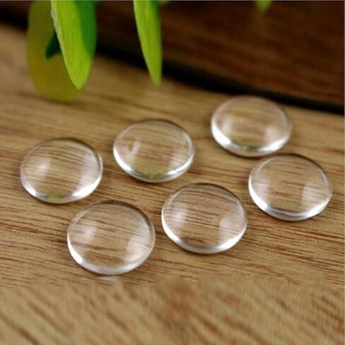 6 Pieces of Wall Door Handle Stopper 2" Set Clear Rubber Knob, Round Wall Shield Cushion in Saudi Arabia