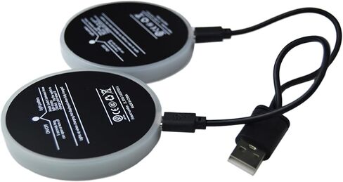 2PCS Rechargeable Ambient Led Light Car Cup Holder Coaster Decal with LDR and Accelerometer 2.7" for Dodge Charger Challenger Durango Dart R/T SRT for Jeep/Chrysler in Saudi Arabia
