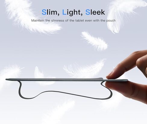 حامل مقلمة MoKo يناسب قلم Apple (Pro وUSB-C والجيل الأول والثاني)، جيب مرن قابل للفصل لقلم القلم مع شريط مطاطي متصل بحافظة iPad، أسود in Kuwait