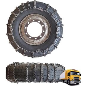 2pcs Snow Chains Tire Chains For Cars Suv Pickup Trucks - Quick Fit AND Easy Installation, Reusable Universal Emergency Traction Snow Chains for Kinds of Trucks 11.00-20 2pcs 11R22.5 in Saudi Arabia