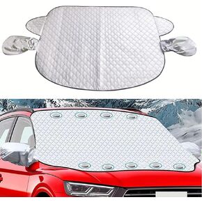 Car Windshield Snow Cover for Hyundai Santa Cruz 2022-2025, Winter Magnetic Windshield Snow Ice Cover Frost Shield Window Cover Windproof Rain Sun Frost Exterior Accessories,B/157 * 126cm in Saudi Arabia