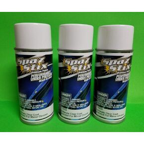3X Spaz Stix Ultimate Clear Coat AEROSOL Paint 3.5OZ for Mirror Chrome SZX10909 in Saudi Arabia