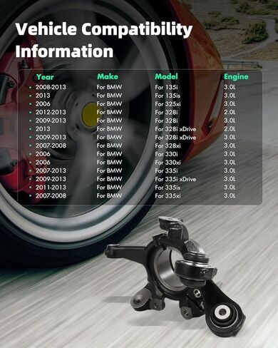 SCITOO محور عجلات خلفي تحمل المفصل الجمعية ل 2001-2016 لسيارات BMW 135i,325xi,328i,328xi,330i,330xi,335i,335xi 33326774808 2.0L 2.5L 3.0L in Saudi Arabia