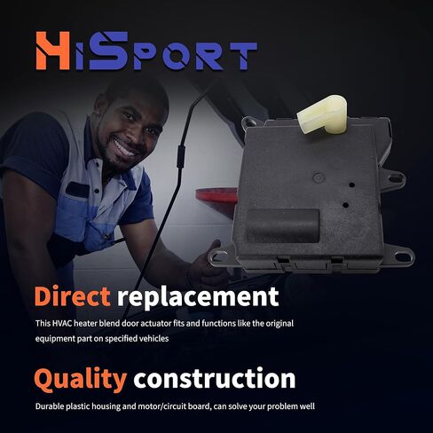 HiSport 604-208 HVAC Heater Blend Door Actuator - Compatible with Ford Crown Victoria 1993-2011 Mercury Marauder 2003-2004 Replaces 604208 F7AZ19E616AA in Saudi Arabia