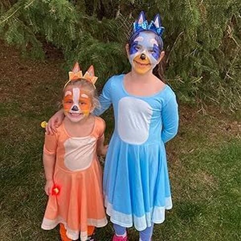 Blue Dog Ears Headbands For Girls, 1Pcs Cat Ear Headband Halloween Birthday Party Supplies Hair Accessories (Blue) in Kuwait