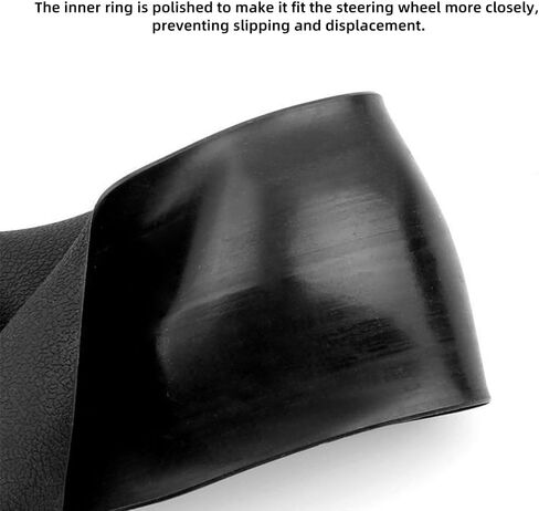 Steering Wheel Cover, Silicone Leather Non-Slip & Breathable, Universal Fit for Car SUV Truck, Easy to Install, Secure Grip in Saudi Arabia