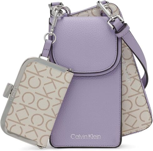 Calvin Klein Bella Novelty Crossbody, Multi Logo in Saudi Arabia