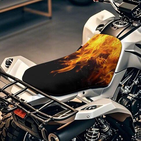 Doojoayie Eagle ATV Seat Cover -Waterproof 4 Wheeler Seat Cover Compatible with Sportsman 570 450 850, Polaris Scrambler 400 500 850 1000, Honda Rancher 420 in Saudi Arabia