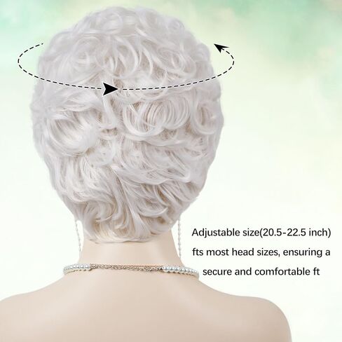 مجموعة من 5 قطع من باروكة السيدة روبر وإكسسواراتها، شعر مستعار أحمر برتقالي لزي سيدة الأرض، شعر مستعار صناعي مقاوم للحرارة من آني من أجل متعة حفلات الهالوين in Kuwait