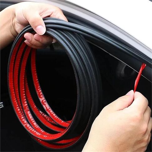 Car Door Soundproof Anti-Dust Seal Strip Car Door Seal Strip Universal Noise Insulation Epdm Truck Car Rubber Waterproof Seals(10 Meters) in Saudi Arabia