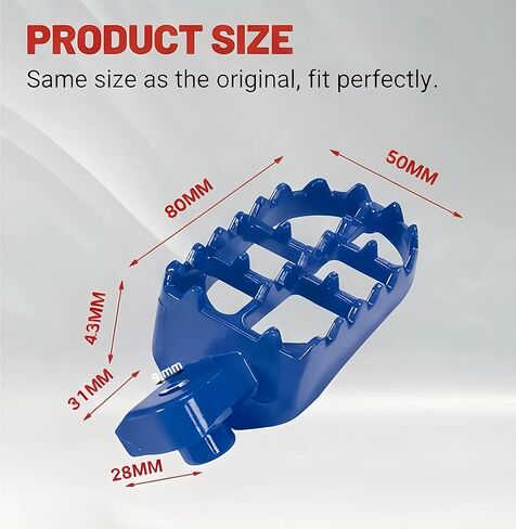 Dirt Bike Foot Pegs for Tuttio Soleil01, Aluminum E-bike Pegs for Coleman Minibike CT200U/CT200U-EX/BT200X/CT200U-EXR, Electric Bike Accessories Replacement Parts for Tutti, Black in Saudi Arabia