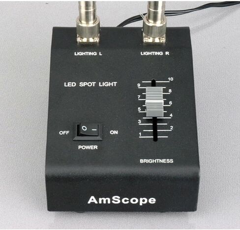 AmScope LED-6W-UV365 مصباح LED قوي 6 وات برقبة أوزة مزدوجة UV-365 in Saudi Arabia