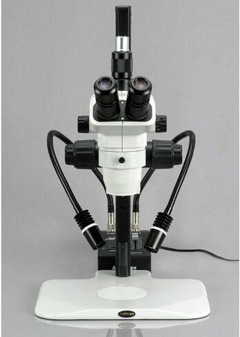 AmScope LED-6W-UV365 مصباح LED قوي 6 وات برقبة أوزة مزدوجة UV-365 in Saudi Arabia