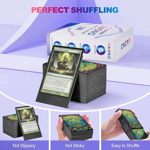 MTG Card Sleeves 100ct - Forest - Art Card Sleeves Deck Protector, Clear Front & Matte Textured Back, Sleeves for Magic The Gathering, Basic Lands Series in Kuwait