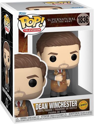 Funko Pop!TV: Supernatural - Dean Winchester - 1/6 Ods for Rare Chase Variant - شخصية فينيل قابلة للتجميع - فكرة هدية - بضائع رسمية - ألعاب للأطفال والكبار - عشاق التلفزيون in Saudi Arabia