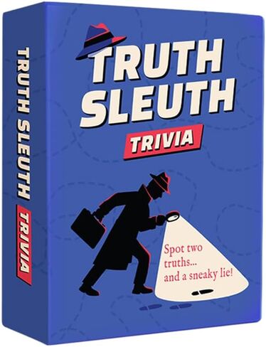 Truth Sleuth Trivia Game, Two Truths and a Lie Style Trivia with 300 Card Sides in Saudi Arabia
