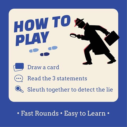Truth Sleuth Trivia Game, Two Truths and a Lie Style Trivia with 300 Card Sides in Saudi Arabia