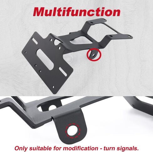 Xitomer Fender Eliminator Fit for 2024 2023 CRF450L CRF450RL 2019 2020 2021 2022, Tail Tidy/license plate holder, Compatible with OEM/Stock & Aftermarket Turn Signal in Saudi Arabia