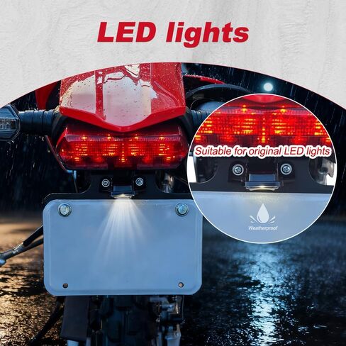 Xitomer Fender Eliminator Fit for 2024 2023 CRF450L CRF450RL 2019 2020 2021 2022, Tail Tidy/license plate holder, Compatible with OEM/Stock & Aftermarket Turn Signal in Saudi Arabia