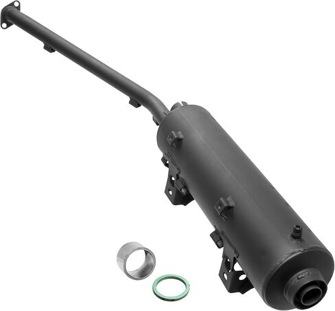 Caltric Muffler with Gasket Compatible with Kawasaki Brute Force 650 Kvf650 4X4I Injector 2006-2013 in Saudi Arabia