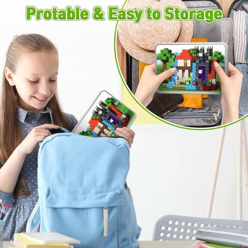 70 قطعة من مكعبات البناء المغناطيسية ألعاب السفر للأطفال من سن 4 إلى 8 سنوات، كتل مغناطيسية صغيرة لبوابة الغابات مع علبة حديدية، مجموعة مكعبات مغناطيسية محمولة لتعليم العلوم والتكنولوجيا والهندسة والرياضيات للأطفال الصغار من الأولاد والبنات من عمر 3 سنوات in Kuwait