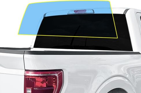تصميمات BOGAR TECH مسبقة القطع لسيارة Ford F-150 2021+ طبقة حماية الزجاج الأمامي مقاومة للخدش، غطاء مجموعة فائق الوضوح، شفاف in Kuwait