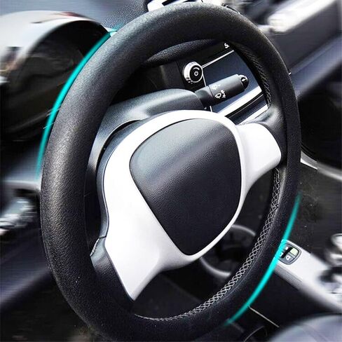 AUTOXBERT Soft Silicone Car Steering Wheel Cover Universal Non-Slip Car Decoration Steering Wheel Cover fits All Cars, SUVs, or Trucks with Wheel Size of 14 to 15.5 inch in Kuwait