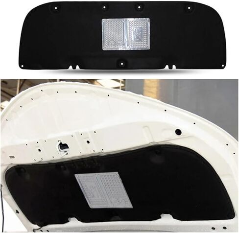 Car Accessories Hood Engine Soundproof Heat Insulation Cotton Pad，Compatible With Toyota RAV4 2013-2017 Aluminum Foil Soundproof Mat Cover in Saudi Arabia