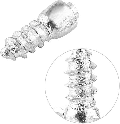 12mm Car SUV ATV Anti Slip Screw Stud, Tire Snow Spikes Trim, 100 Pcs Hard Metal Wheel Tyre Studs for Off - Road Vehicles, Durable Anti - Slip Accessories for Enhanced Traction on in Saudi Arabia
