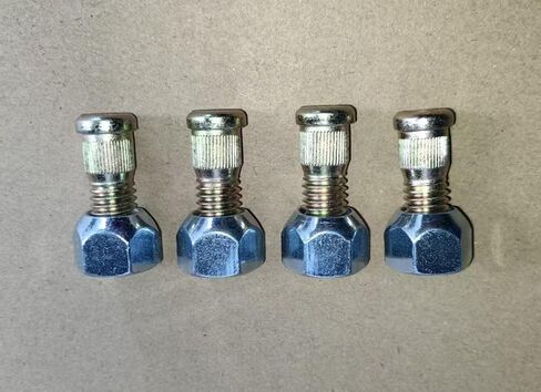 4pcs 7/16"-14 Wheel Stud 710-0852 & Lug Nuts Replacement for CUB Cadet MTD Sears Troy-Bilt Yard-Machines Craftsman Mustang XP Bronco Colt Zero Turn Lawn Mower in Saudi Arabia