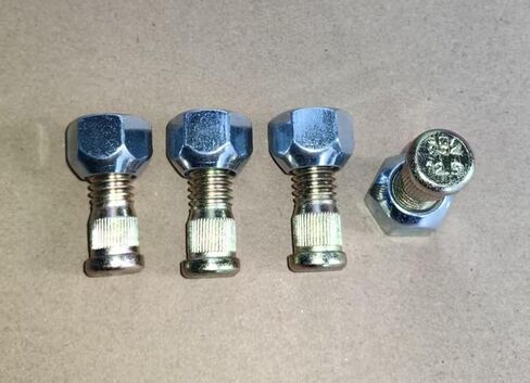4pcs 7/16"-14 Wheel Stud 710-0852 & Lug Nuts Replacement for CUB Cadet MTD Sears Troy-Bilt Yard-Machines Craftsman Mustang XP Bronco Colt Zero Turn Lawn Mower in Saudi Arabia