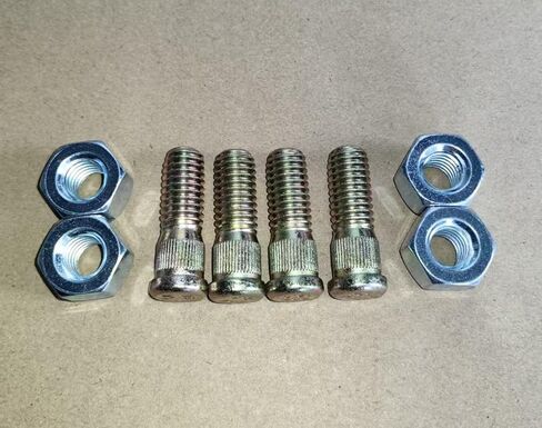 4pcs 7/16"-14 Wheel Stud 710-0852 & Lug Nuts Replacement for CUB Cadet MTD Sears Troy-Bilt Yard-Machines Craftsman Mustang XP Bronco Colt Zero Turn Lawn Mower in Saudi Arabia