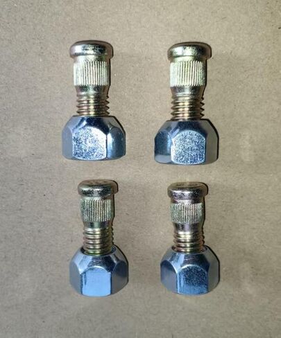 4pcs 7/16"-14 Wheel Stud 710-0852 & Lug Nuts Replacement for CUB Cadet MTD Sears Troy-Bilt Yard-Machines Craftsman Mustang XP Bronco Colt Zero Turn Lawn Mower in Saudi Arabia