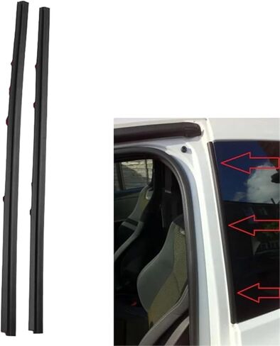 Car Left+Right Rear Quarter Side Window Glass Seal 8200341503 in Saudi Arabia