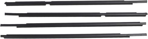 4Pcs Car Door Window Weatherstrip 68160‑52110 Window Sealing Strip Moulding Trim Replacement for 2005‑2011 in Saudi Arabia