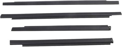 4PCS Car Door Window Weatherstrip Noise Reduction Waterproof Dustproof 75710 0C010 for 2001 to 2007 in Saudi Arabia
