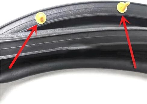 1pcs for LC120 2003-2009 Car Front Rear Left Right Side Door Waterproof Seal Rubber Strip Black(Only 1 Front Right) in Saudi Arabia