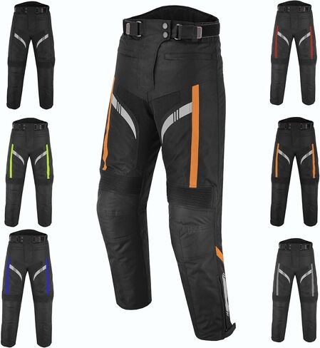 Men Motorcycle Waterproof Textile Cordura Trouser CE Approved Protection Motorbike Riding Hip Knee Protective Pant in Saudi Arabia