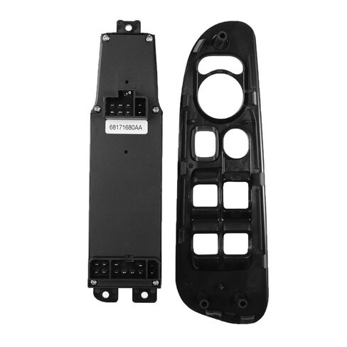 68171680AA 5HZ71XDVAE مفتاح نافذة طاقة السيارة متوافق مع دودج رام 1500 شاحنة رباعية الكابينة 2002-2008 56007695AC DWS1385 56049805AA (لوحة) in Kuwait