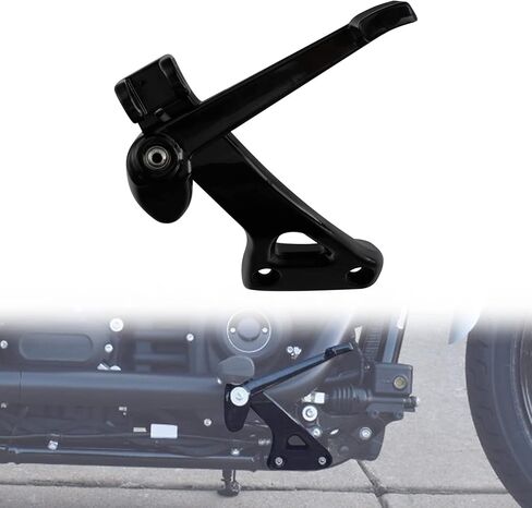 TCT-MOTORPARTS أسود لامع للتحكم في منتصف جانب الفرامل مناسب لدراجة Harley Fat Bob Sport Glide Fat Bob FLSB FXFB FXFBS 2018-Later 2019 in Kuwait
