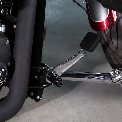 TCT-MOTORPARTS التحكم الأمامي القياسي مناسب لدراجة Harley Dyna Street Bob Low Rider Wide Glide FXDWG 2006-2017 أسود in Saudi Arabia