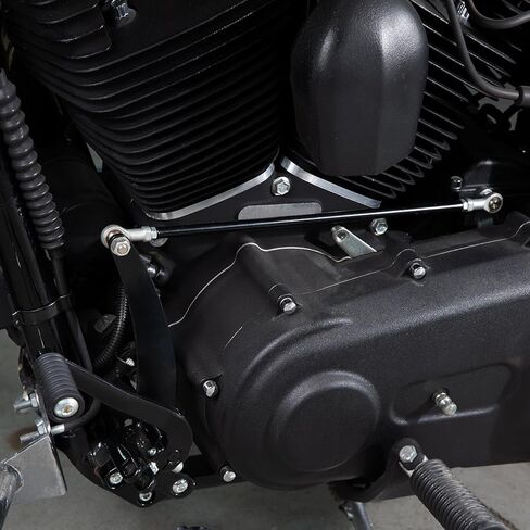 TCT-MOTORPARTS التحكم الأمامي القياسي مناسب لدراجة Harley Dyna Street Bob Low Rider Wide Glide FXDWG 2006-2017 أسود in Saudi Arabia